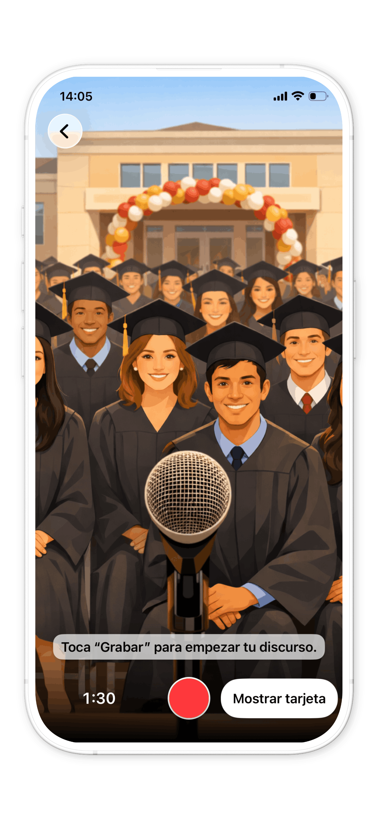 Babli app showing Social Events speaking practice scenarios